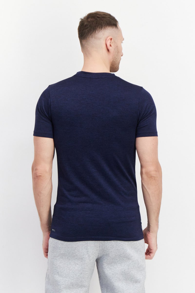 PUMA Men Sportswear Fit Training T-Shirt, Navy Blue - Image 3